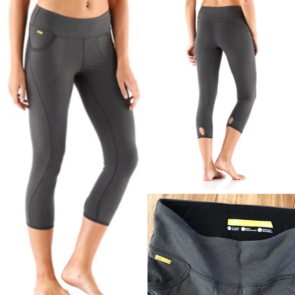 Lole shiva Capri pants yoga run active xs organic